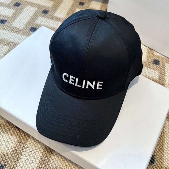 Celine Classic Black Baseball Cap - Picture 1 of 6